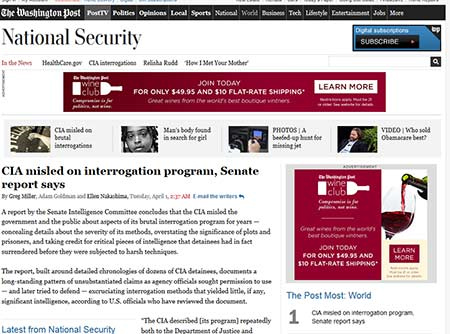 La CIA engañó a la opinión pública